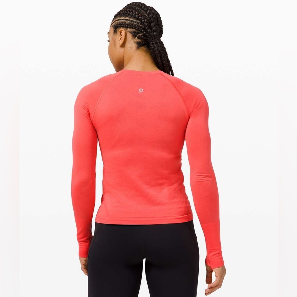 NWT Lululemon Swiftly Tech Long Sleeve 2.0 *Race Watermelon Red Size 6